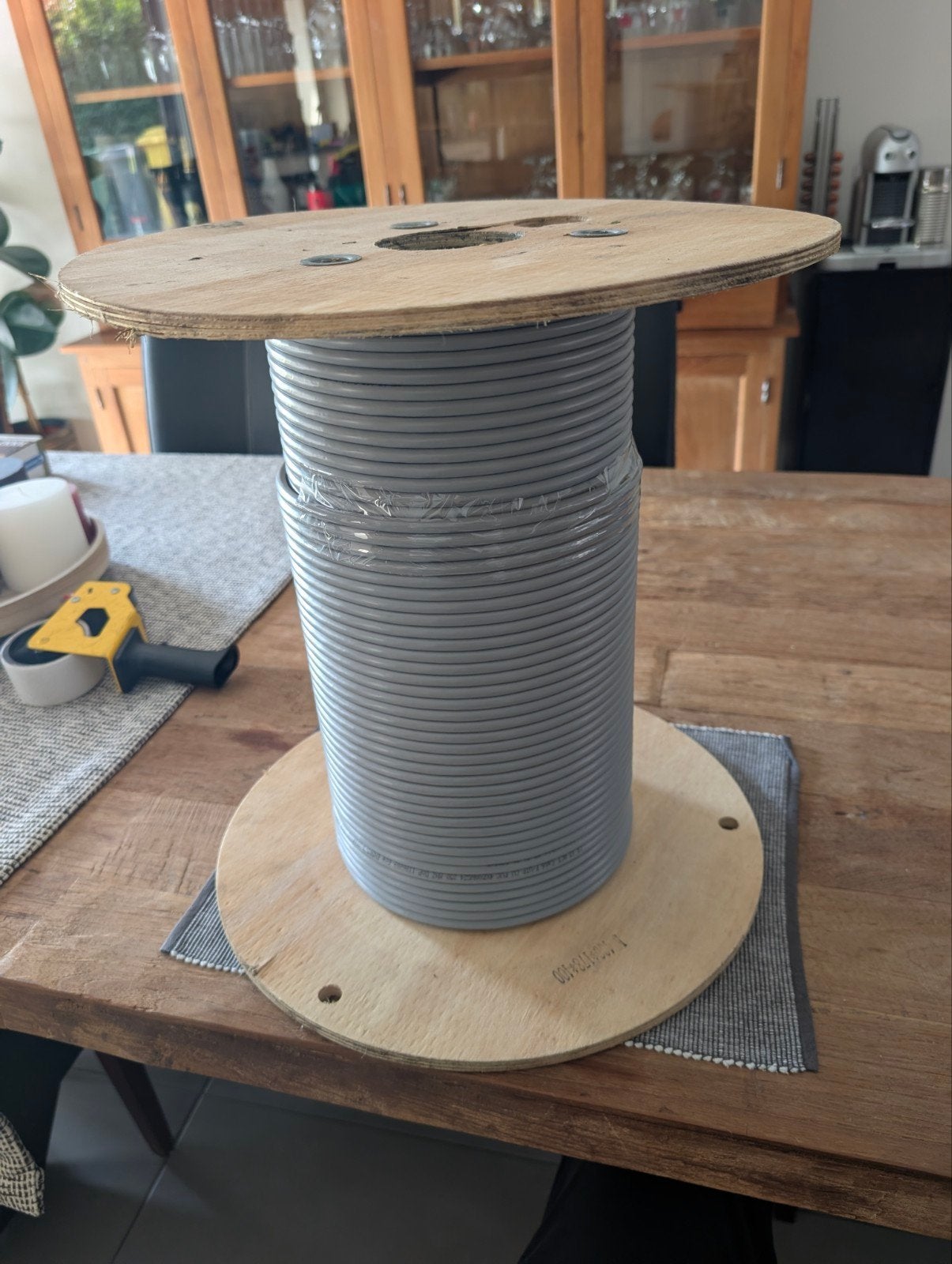 +- 85m F/utp CAT 6 CU kabel op rol, Computers en Software, Ophalen