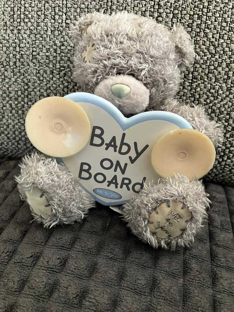 Peluche ours  me to you avec « baby on board» 15 cm, Enfants & Bébés, Jouets | Peluches, Enlèvement ou Envoi, Comme neuf, Ours