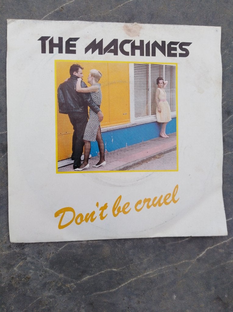 THE MACHINES: "Don't be cruel" - Belpoptopper!, 7 inch, Zo goed als nieuw, Pop, Fotohoes