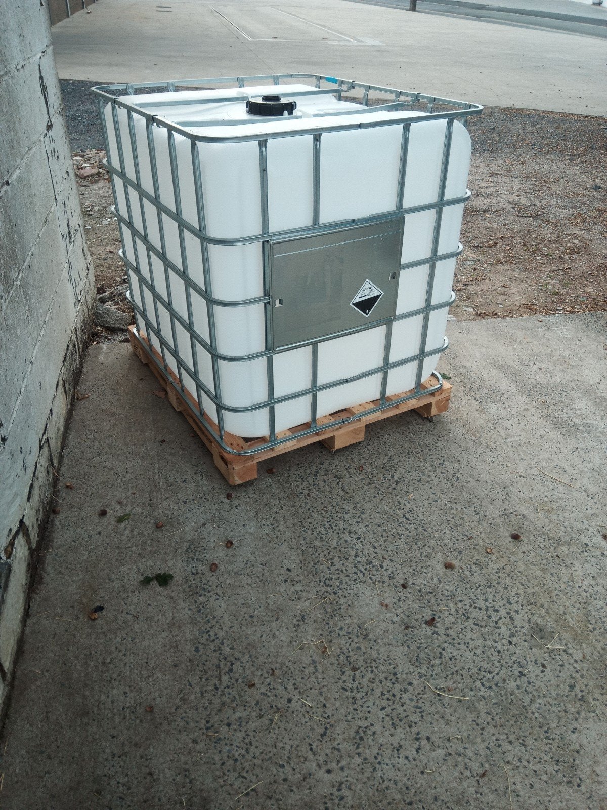 Ibc tank vat, Ophalen