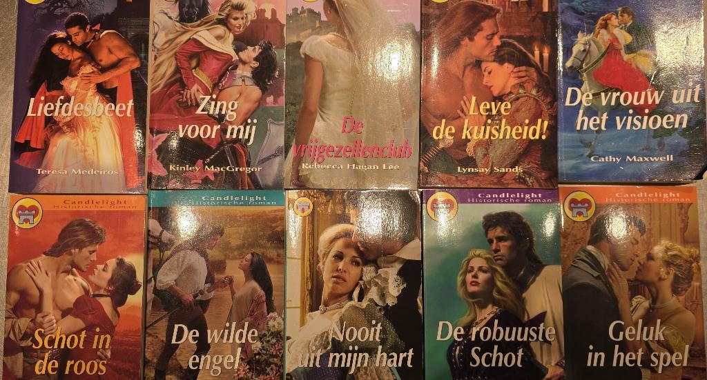 Candlelight roman – 120 stuks | per 10 voor €5, Boeken, Romans, Ophalen of Verzenden, Gelezen