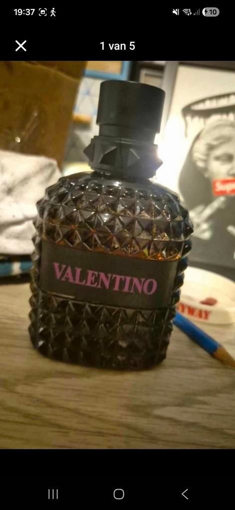 Valentino parfum, Ophalen