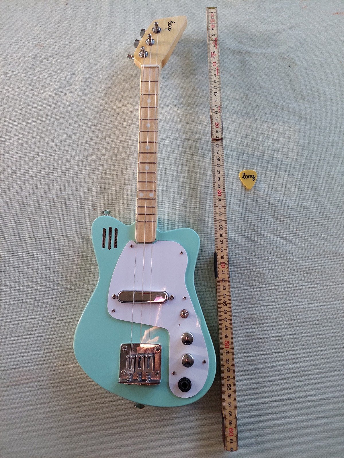 fender x loog electric guitar, elektrische kindergitaar, Muziek en Instrumenten, Ophalen, Zo goed als nieuw, Fender
