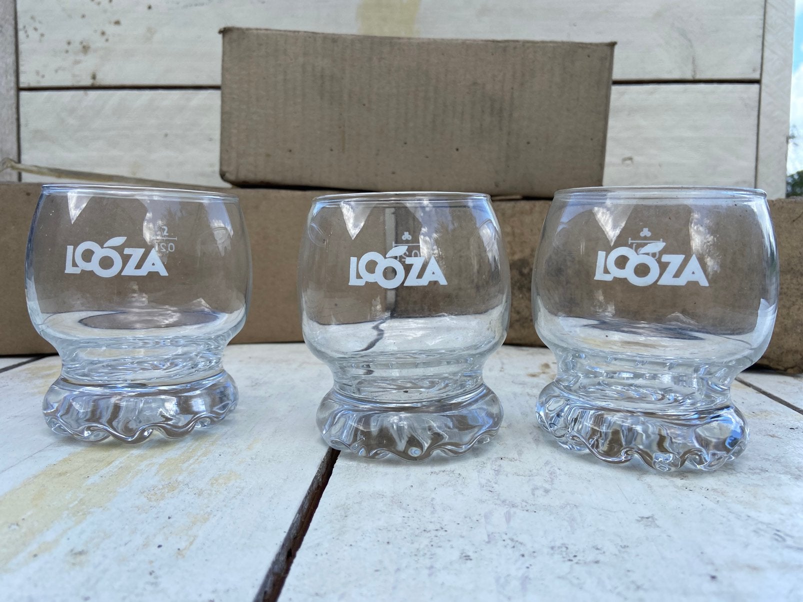 Verres à soda Looza - 18 pièces, Enlèvement, Comme neuf