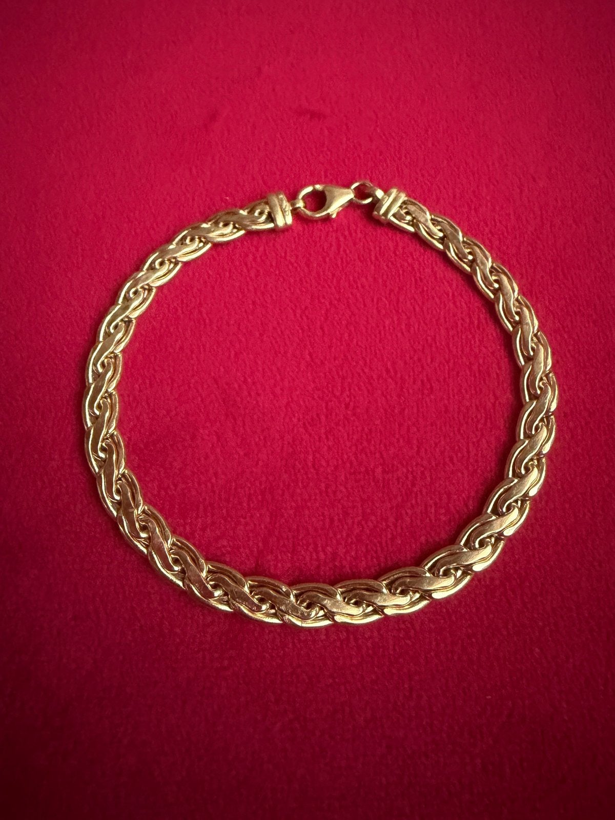 Bracelet en or 18 carats, Bijoux, Sacs & Beauté, Bracelets, Enlèvement, Comme neuf, Or, Or
