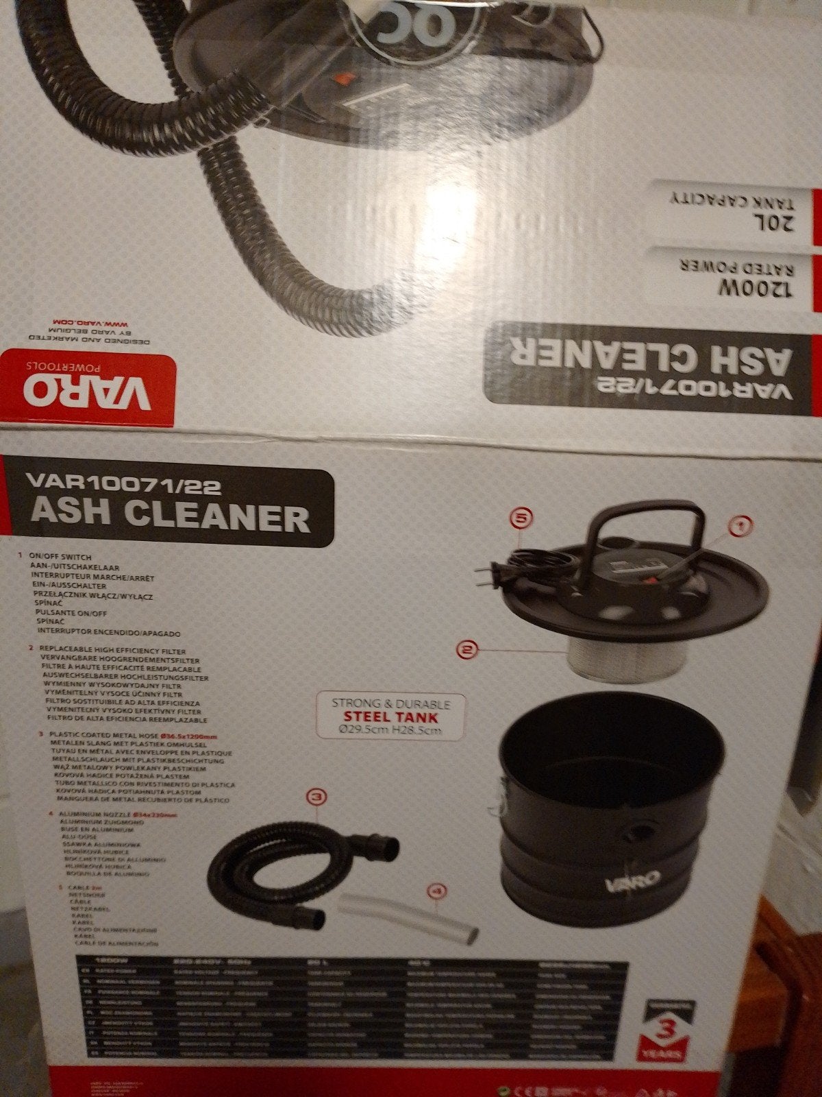 Aspirateur pour cendres