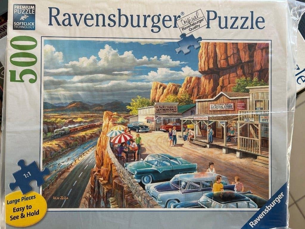 Puzzel Ravensburger 500 pc large pieces, Enlèvement ou Envoi, 500 à 1500 pièces, Comme neuf, Puzzle