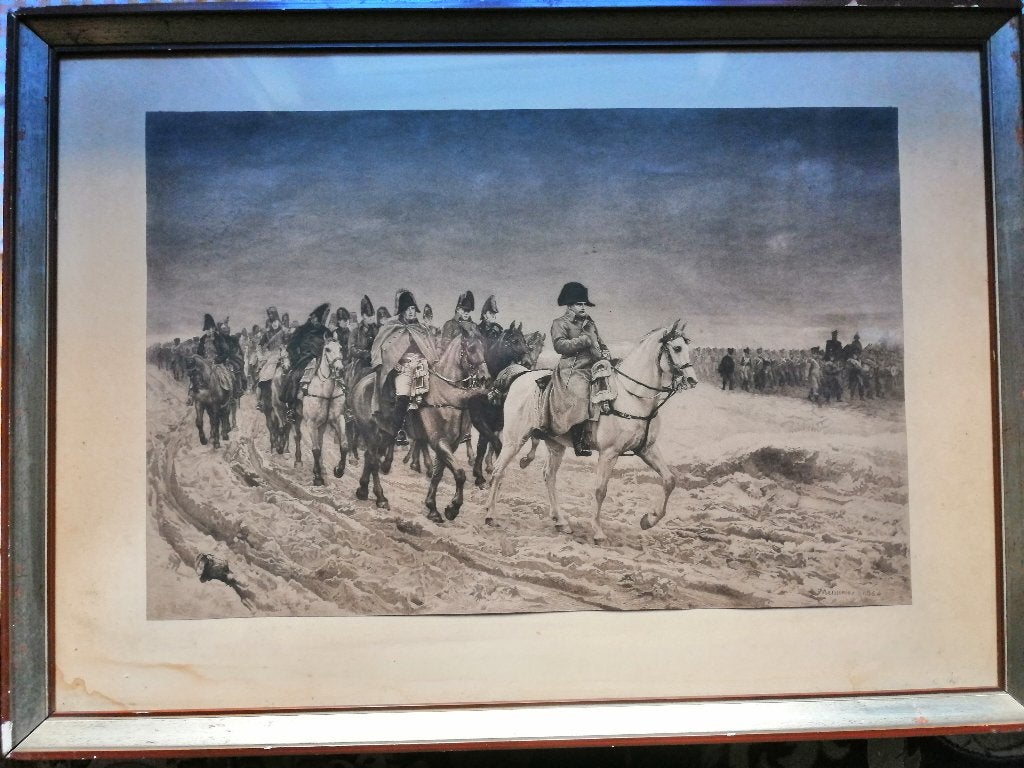 Cadre de Napoléon sur son cheval blanc-Campagne de France, Enlèvement