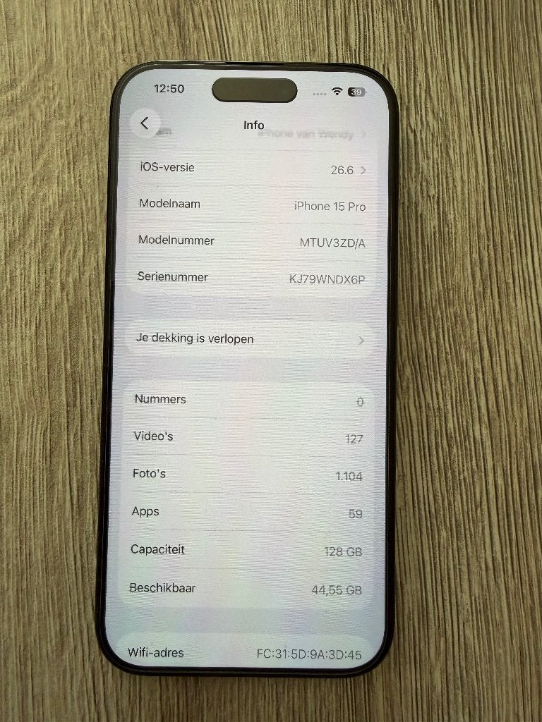 iPhone 15 pro, Télécoms, Téléphonie mobile | Apple iPhone, 128 GB, IPhone 15, Comme neuf, Sans abonnement
