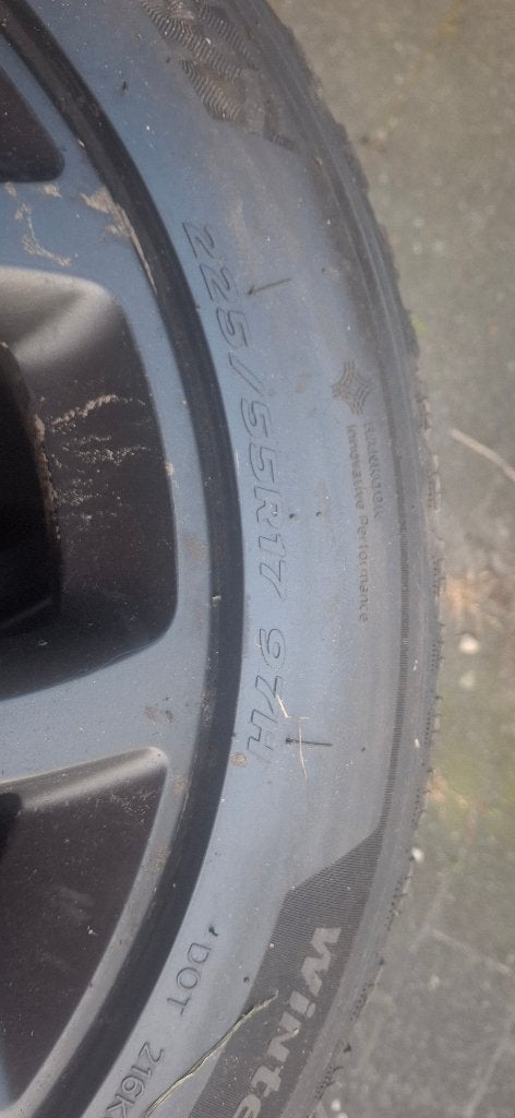 Winterbanden en velgen, Ophalen, Gebruikt, Velg(en), 17 inch