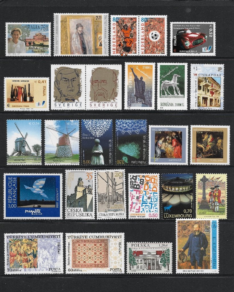 postz gemeenschappelijke uitgave met belgie, Verzenden
