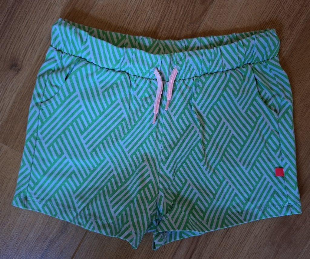 Someone groen gestreepte short 140, Kinderen en Baby's, Kinderkleding | Maat 140, Broek, Gebruikt, Meisje, Ophalen of Verzenden