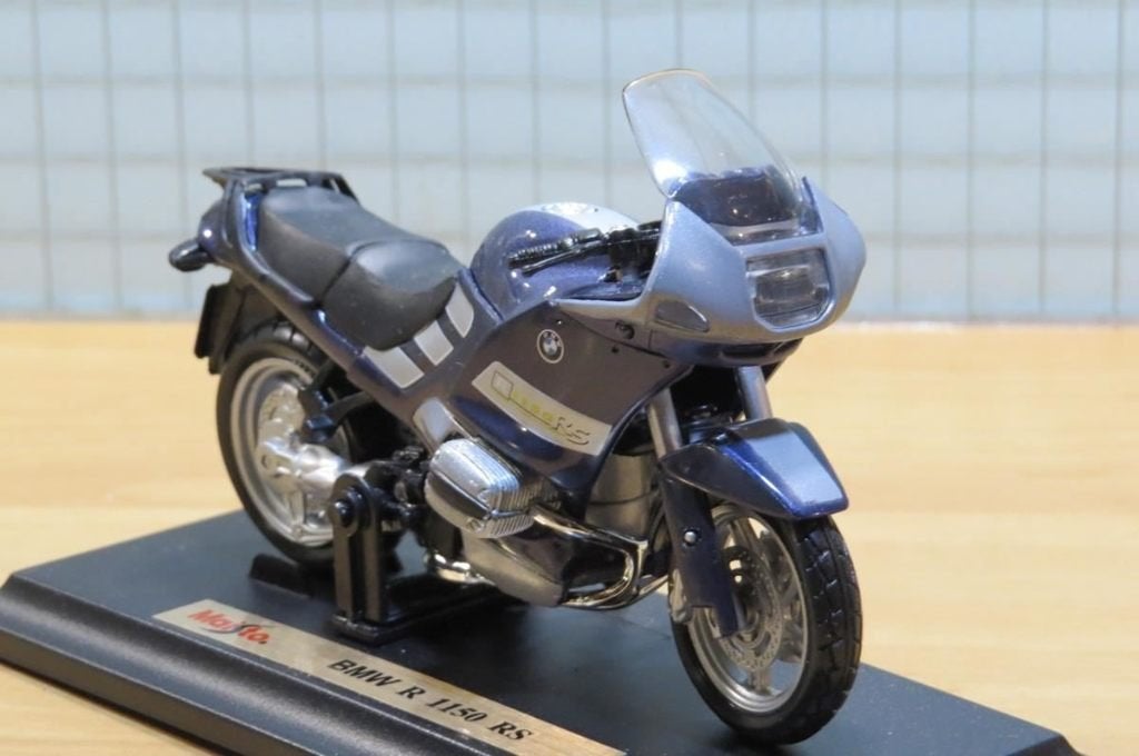 BMW R1150RS blue/grey 1:18 Maisto, Ophalen of Verzenden, Nieuw, Motor, Maisto