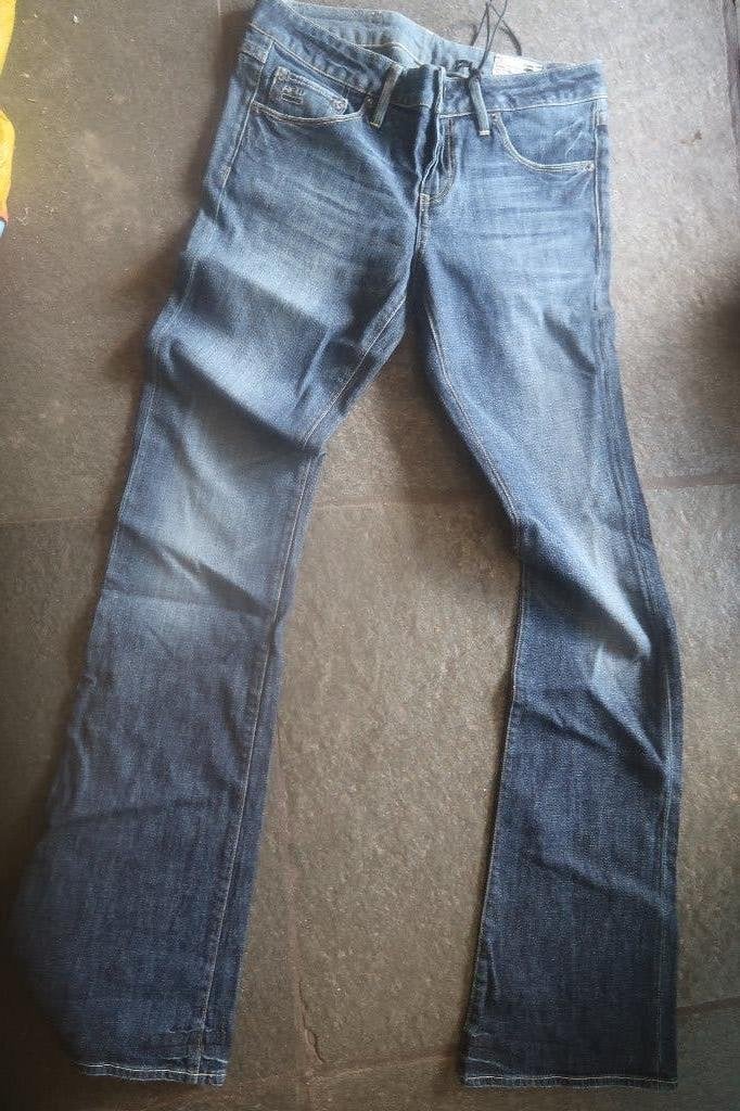 broek jeans dames maat 27 nieuw, Blauw, Nieuw, Ophalen of Verzenden, W27 (confectie 34) of kleiner