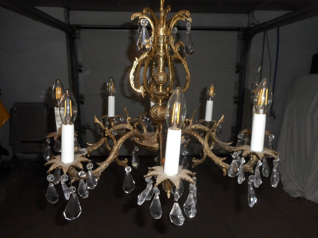 Luchter in kristal, Ophalen