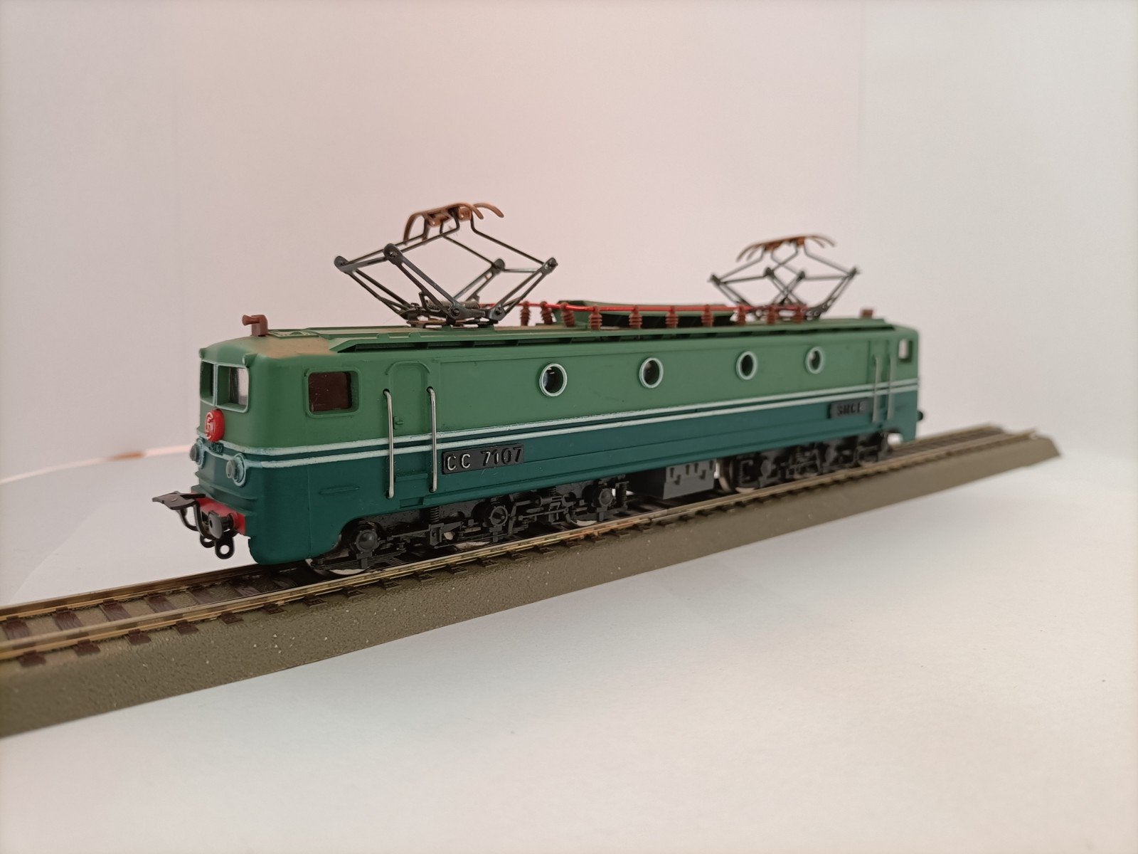Jouef HO - SNCF Elektrische Locomotief CC 7100 / CC 7107 (We, Ophalen, Jouef, Analoog, Gelijkstroom