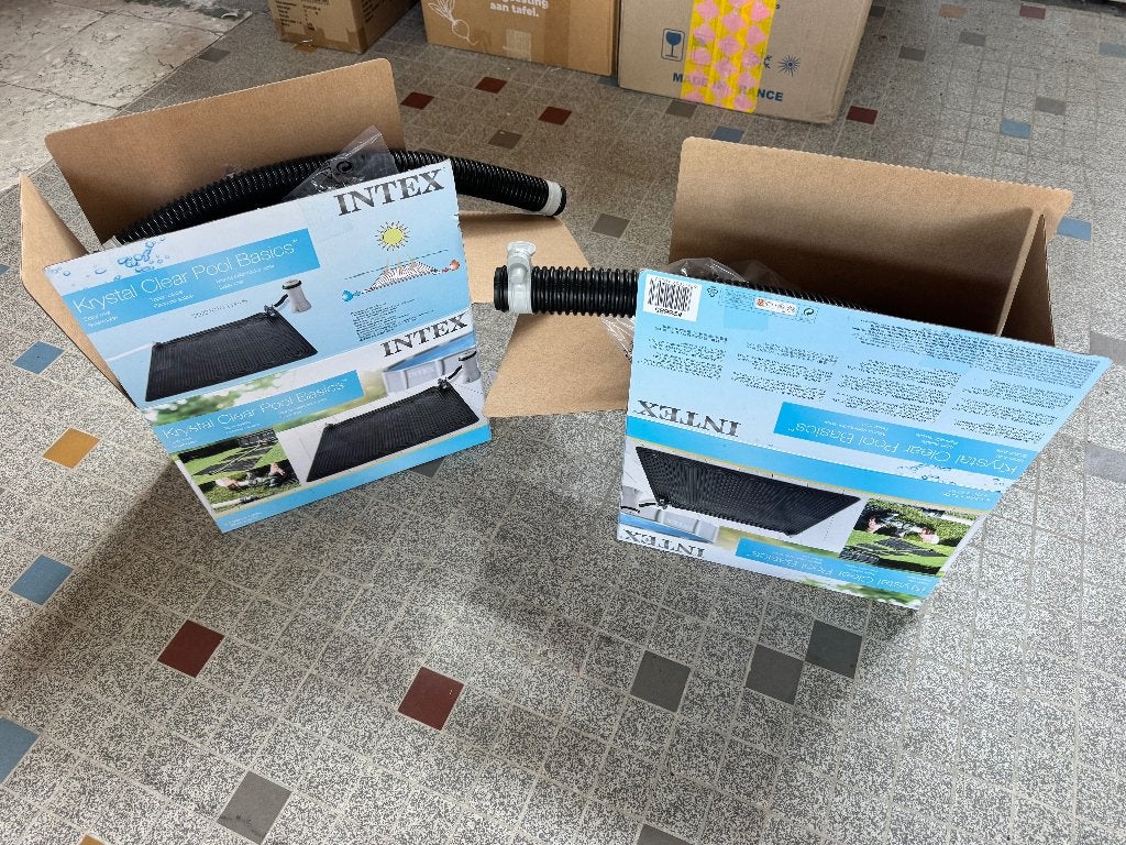 Intex verwarmingsmat (2 stuks), Tuin en Terras, Ophalen, Gebruikt, Verwarming