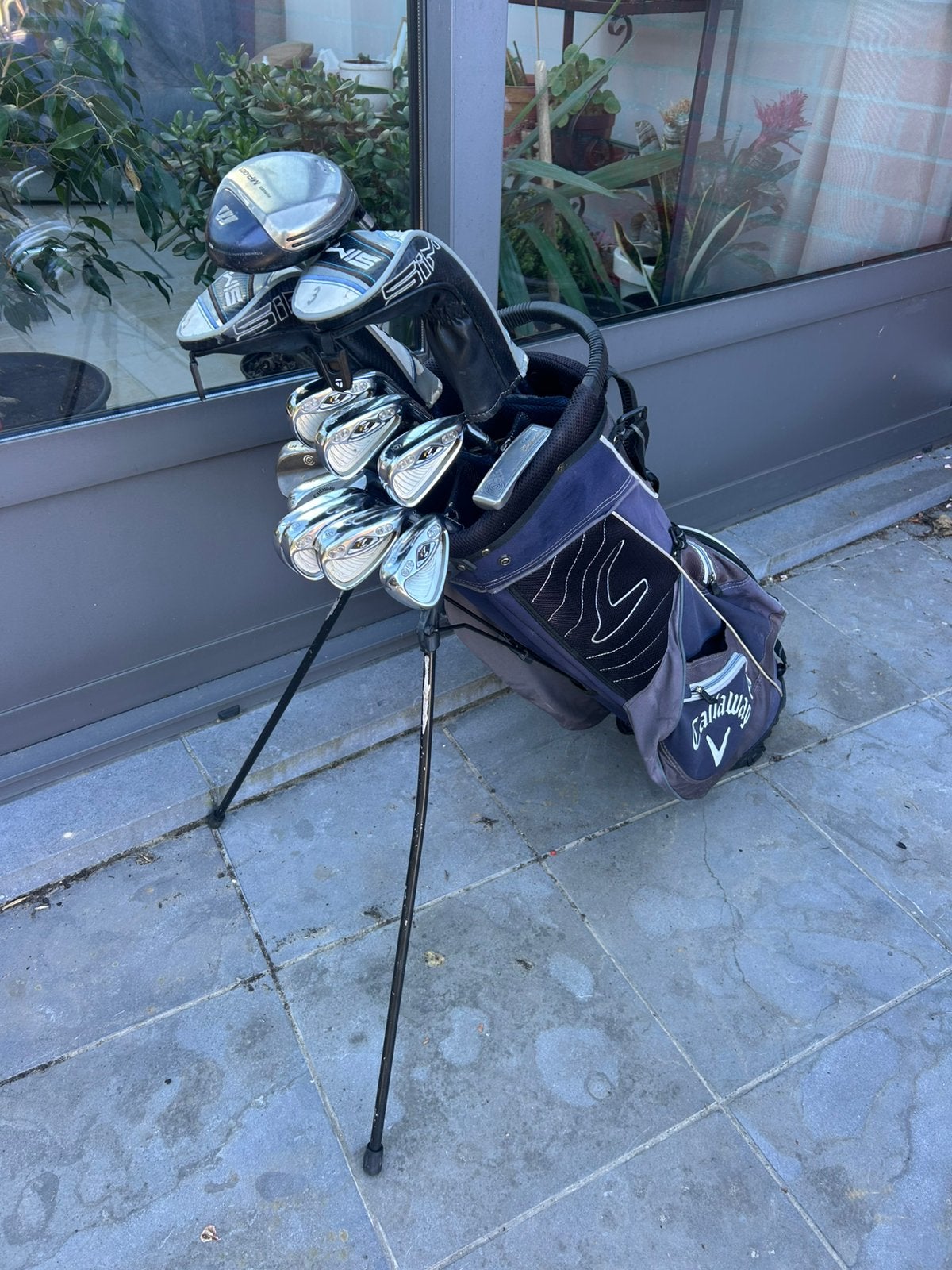 Complete Rechtshandige Golfset: Mizuno, TaylorMade + reistas, Sport en Fitness, Ophalen, Zo goed als nieuw, Set, Callaway
