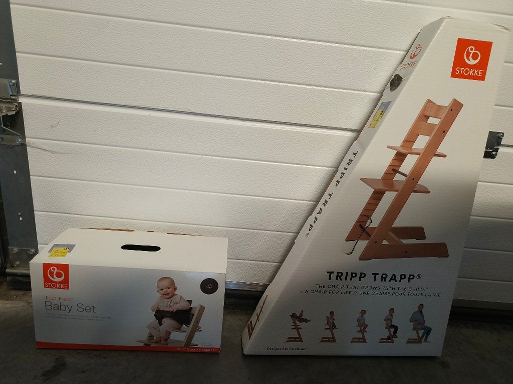 Tripp Trapp met babyset nieuw, Kinderen en Baby's, Ophalen, Nieuw, Meegroeistoel, Stoelverkleiner