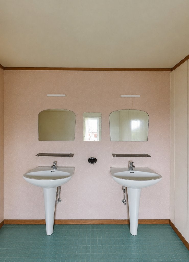 Vintage wastafels, 25 à 50 cm, Lavabo ou Évier, Enlèvement, Utilisé