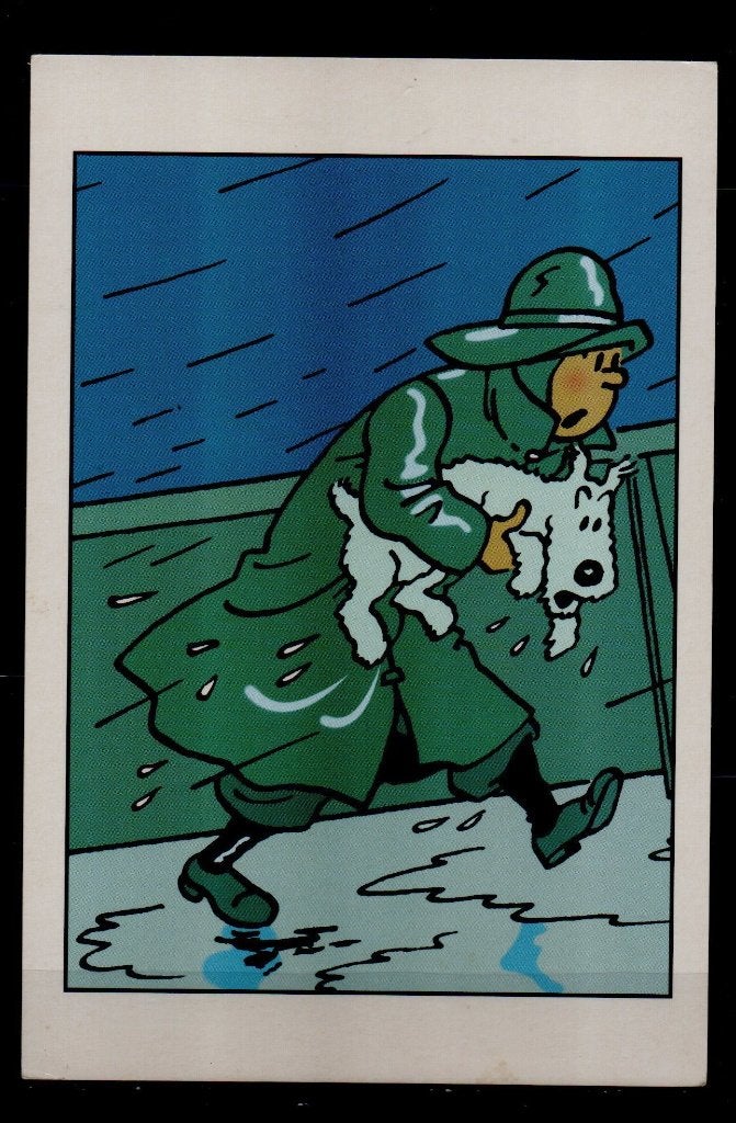 Carte postale : Hergé : Tintin - 036, Collections, Enlèvement