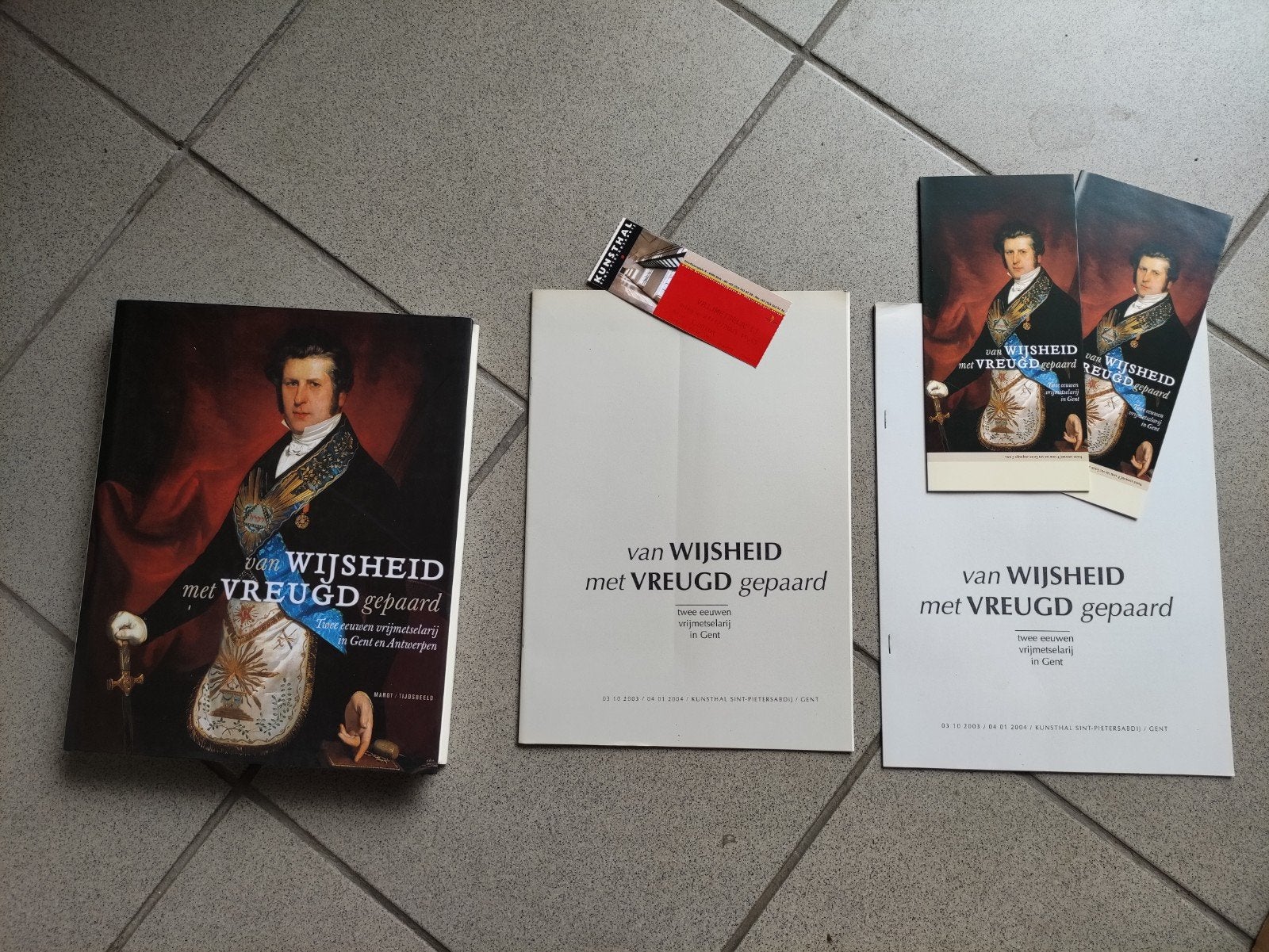 Lot : 2 eeuwen vrijmetselarij, Ophalen of Verzenden