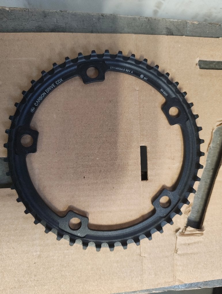 Gates 46t cdx, Fietsen en Brommers, Ophalen of Verzenden, Zo goed als nieuw, Overige typen, Gates Carbon Drive