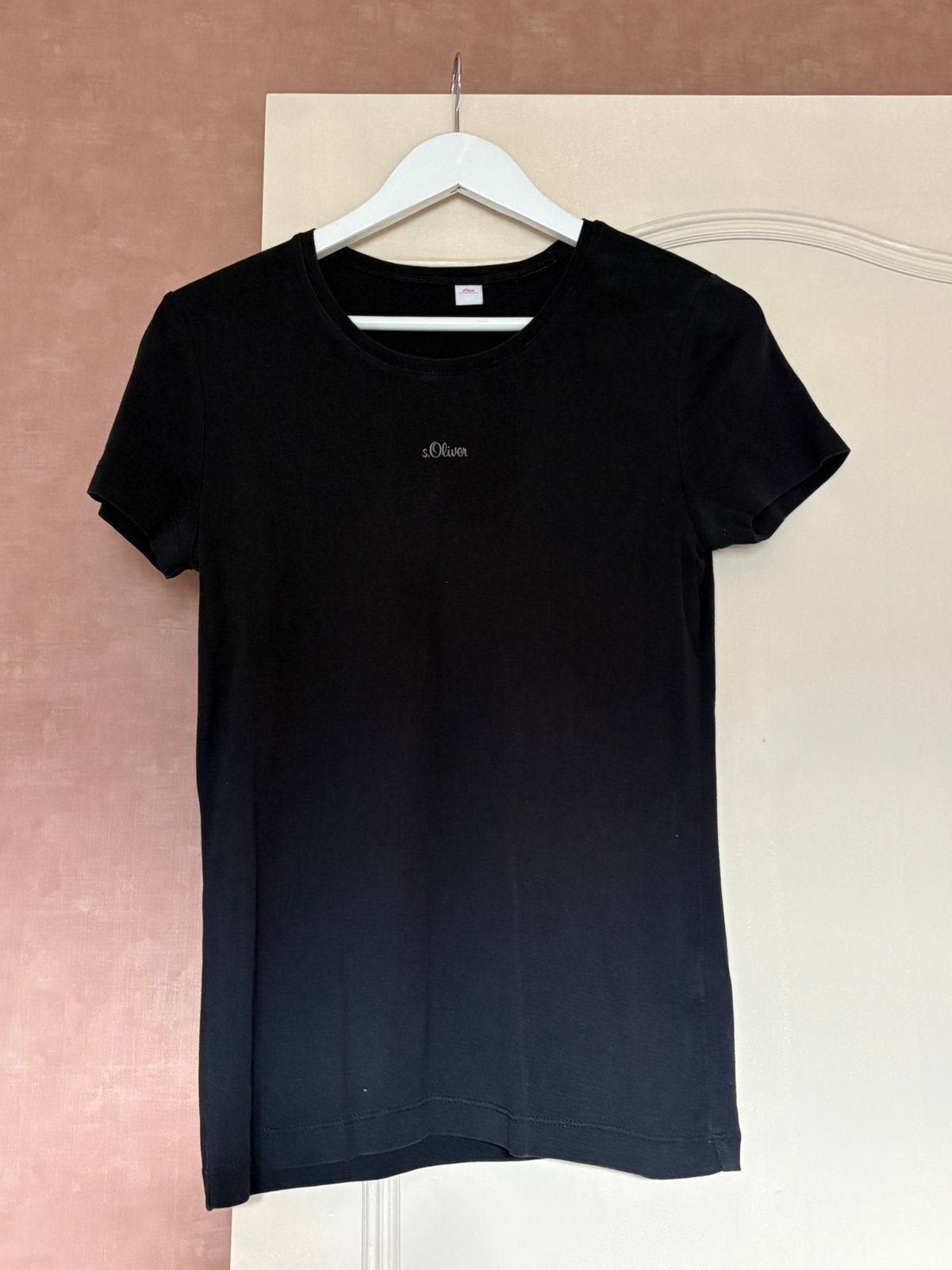 S.oliver shirt maat 38, Kleding | Dames, T-shirts, Maat 38/40 (M), Zwart, Ophalen of Verzenden, Zo goed als nieuw