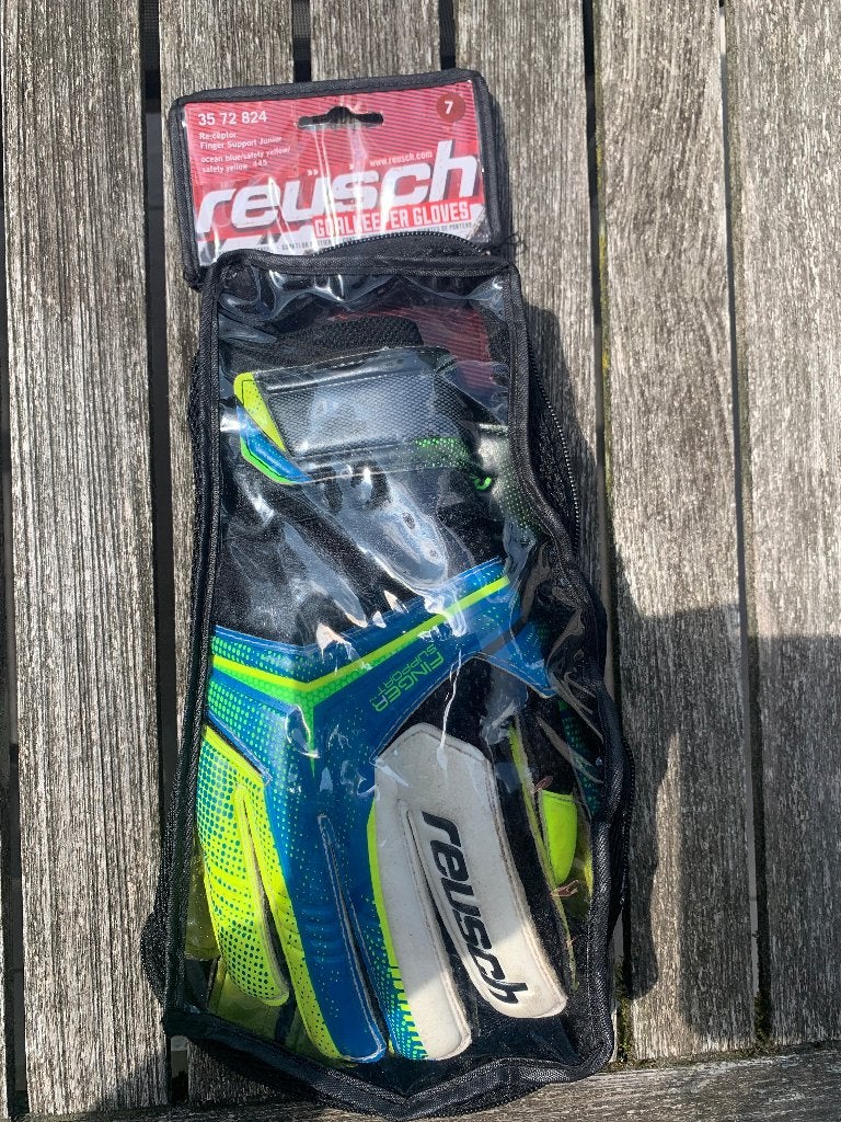 Keepershandschoenen Reusch kind maat 7, Ophalen, Gebruikt, Handschoenen