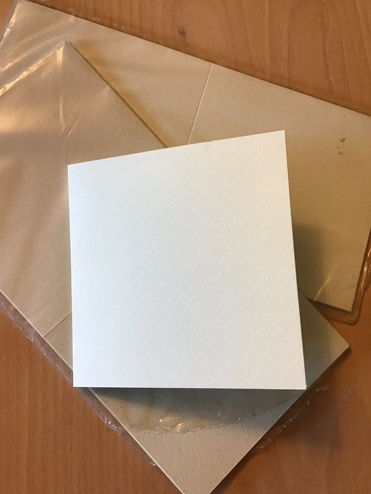 Hobbykaarten vierkant, Ophalen of Verzenden, Zo goed als nieuw