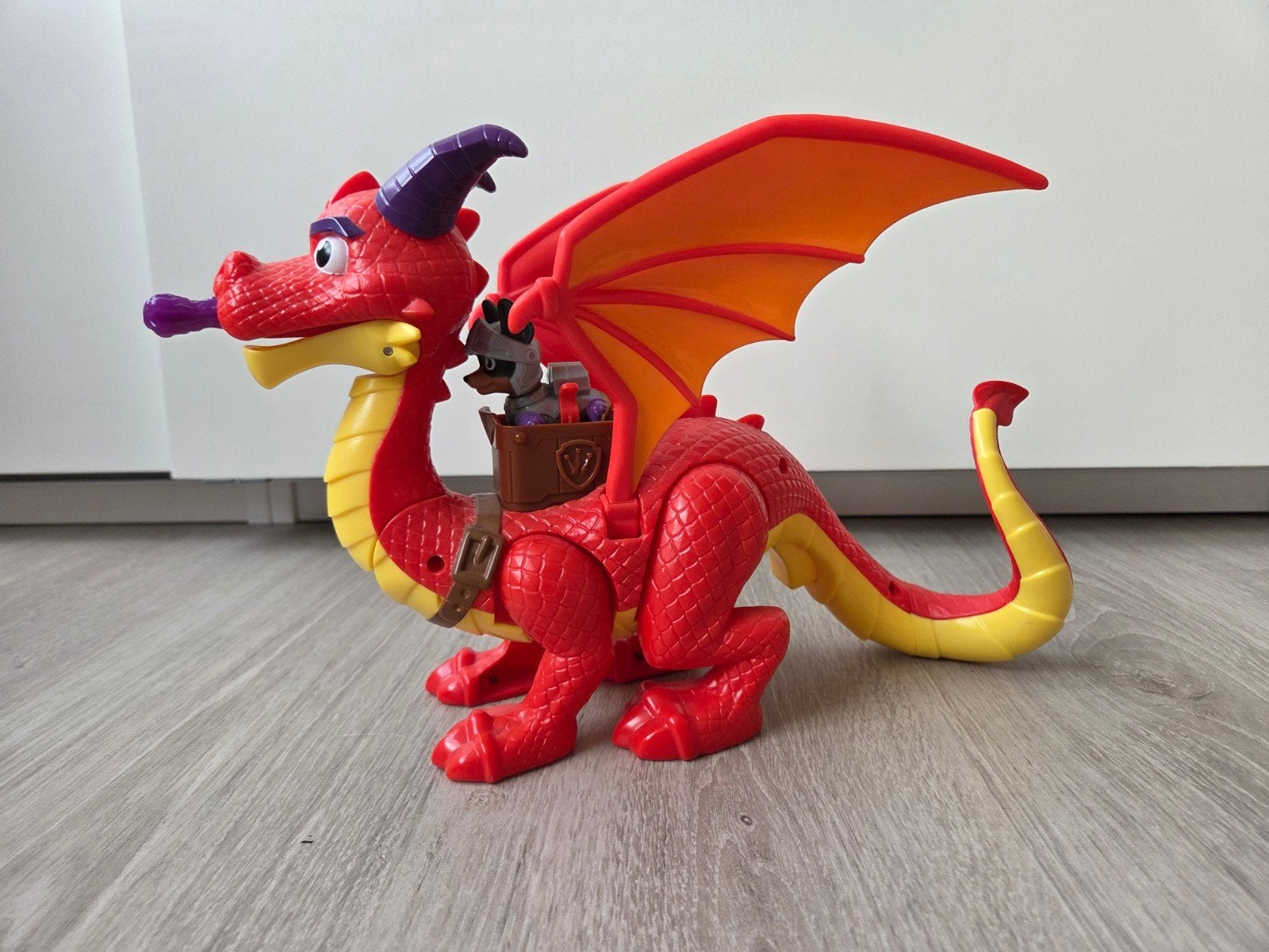 Paw Patrol Rescue Knights – Sparks de draak met ridder Chase, Kinderen en Baby's, Ophalen, Zo goed als nieuw