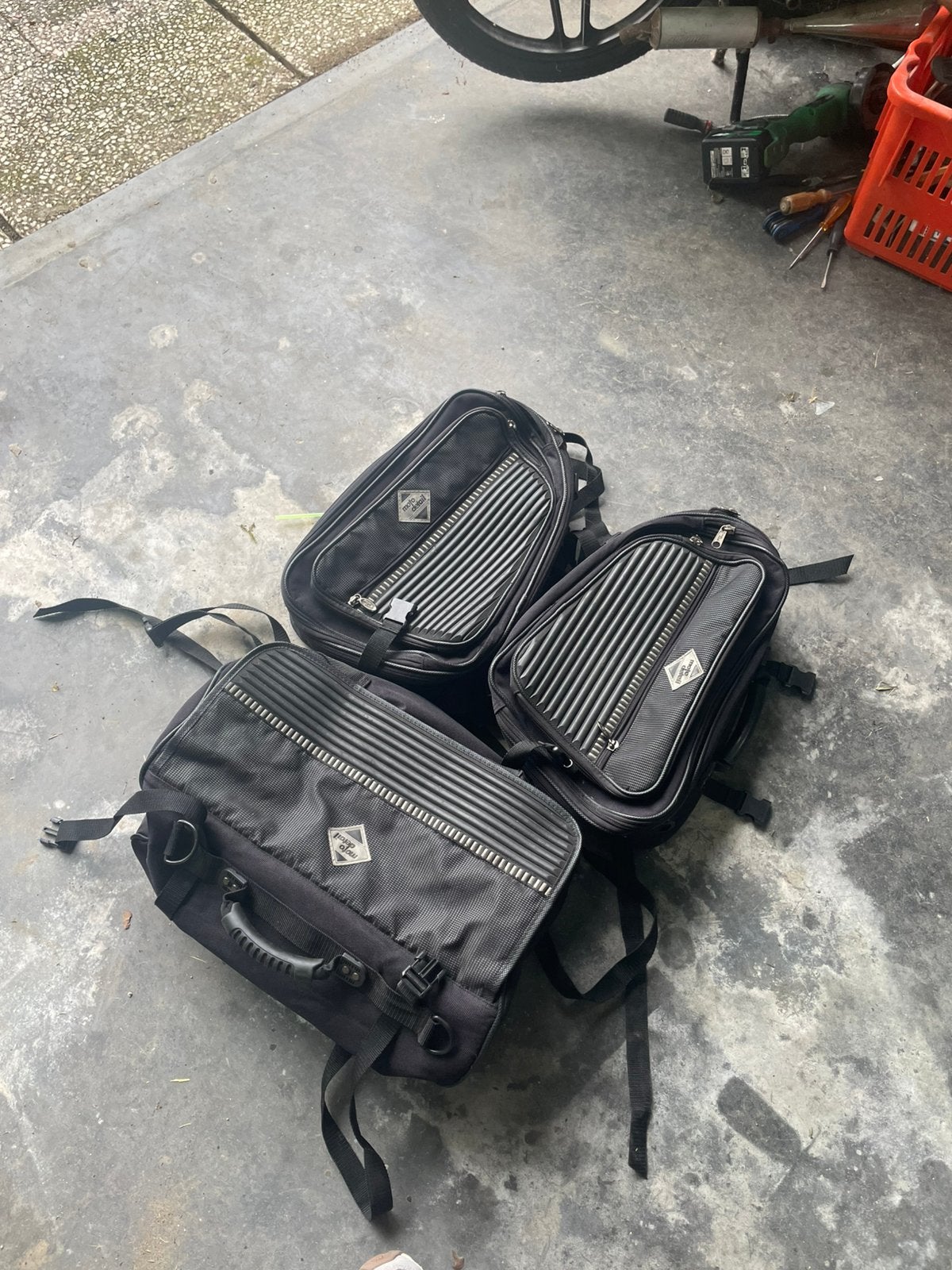 3-delige moto tassenset, Ophalen of Verzenden