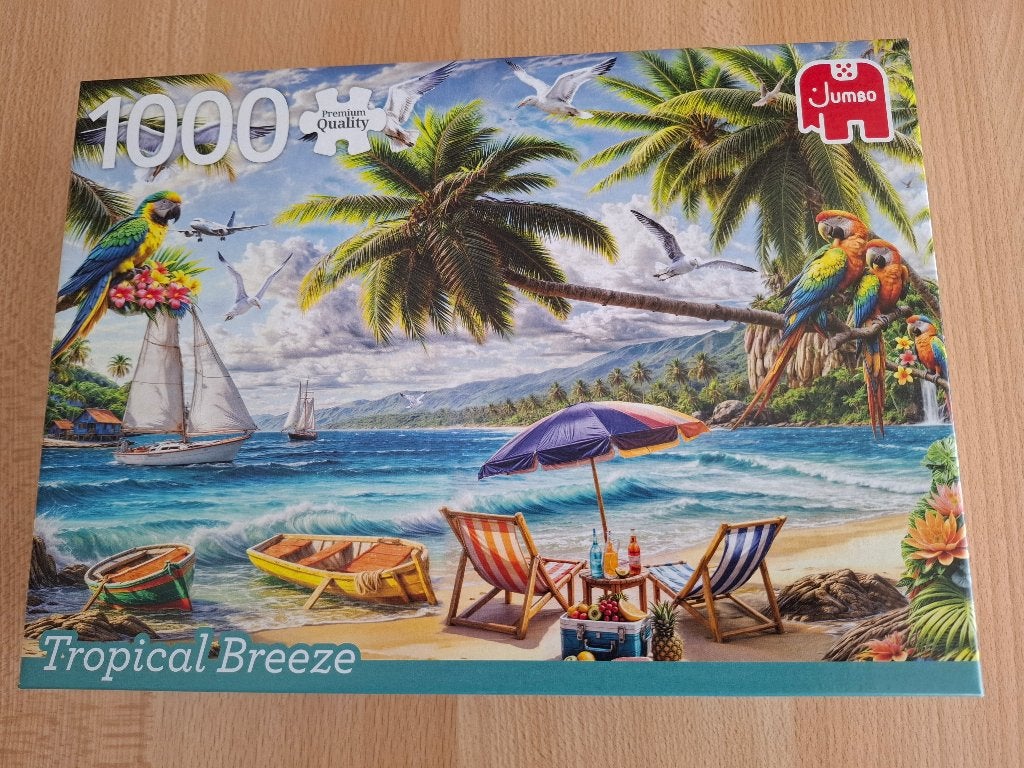 Tropical Breeze - Jumbo puzzel 1000 stukjes, Ophalen