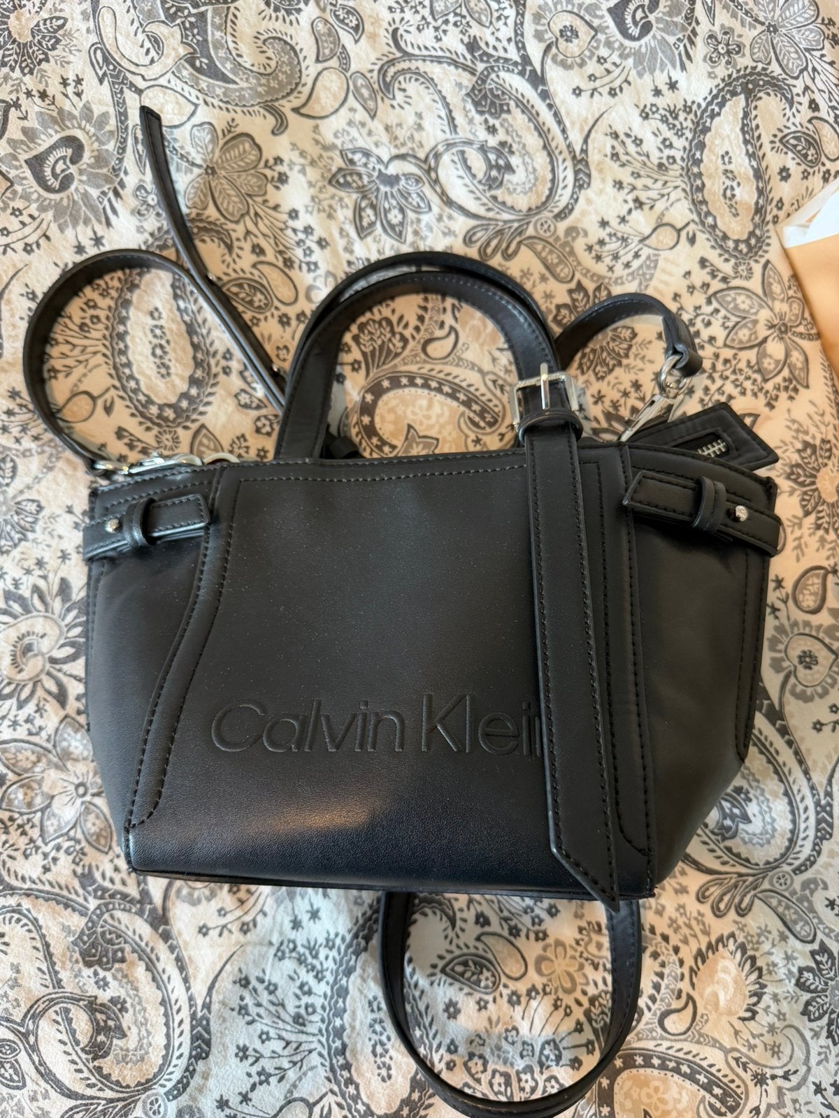 Sac noir calvin klein, Handtassen en Accessoires, Ophalen of Verzenden, Zo goed als nieuw, Zwart