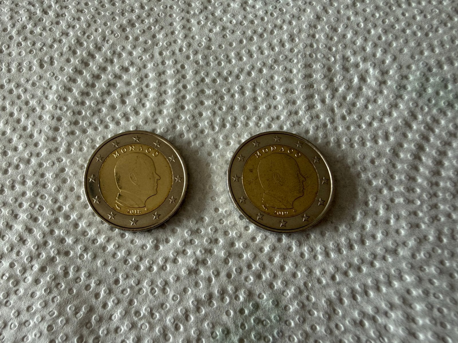 2 euro monaco albert 2018 2019, Postzegels en Munten, Munten | Europa | Euromunten, Ophalen, Monaco, 2 euro