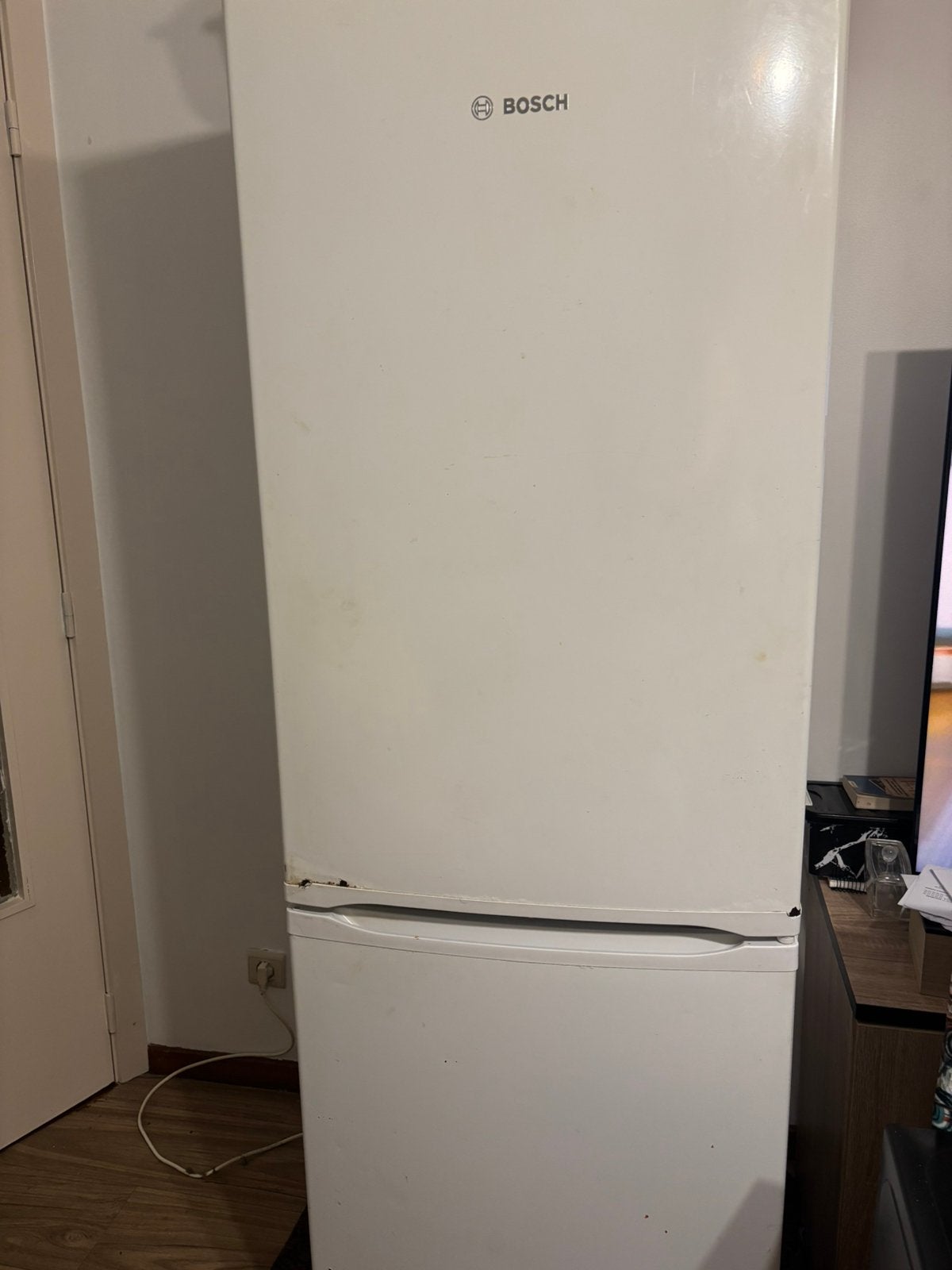 Frigos bosch blanc, Electroménager, Classe énergétique A ou plus économe, Avec compartiment congélateur, 160 cm ou plus, Enlèvement