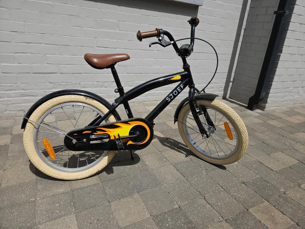 Jongensfiets  'Sjoef' 18", Fietsen en Brommers, Ophalen