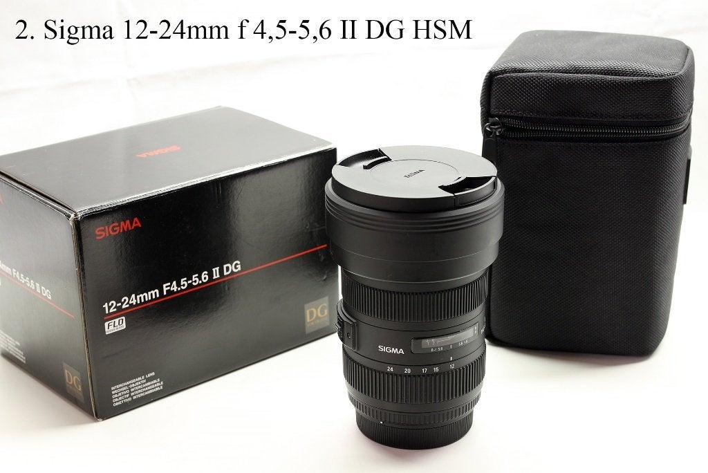 Sigma 12-24 F4,5-5,6 II DG HSM (Canon EF), Zoom, Comme neuf, Objectif grand angle, Canon EF