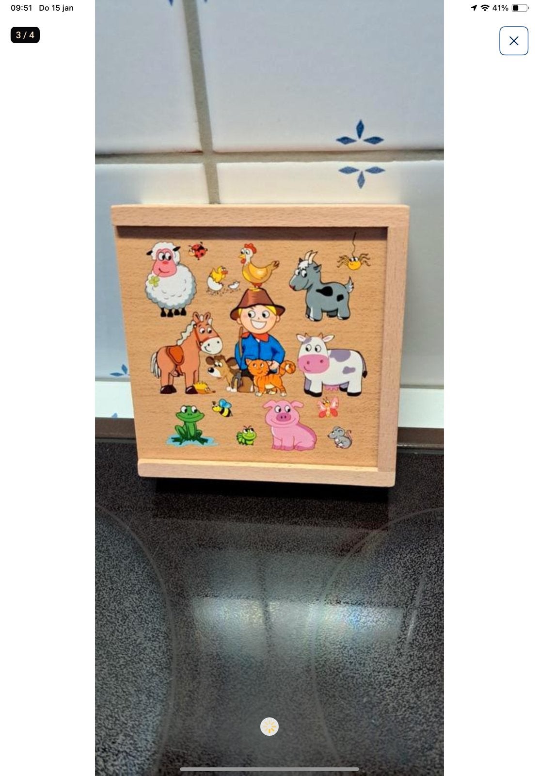 Memory spel in hout compleet nieuwe staat, Ophalen