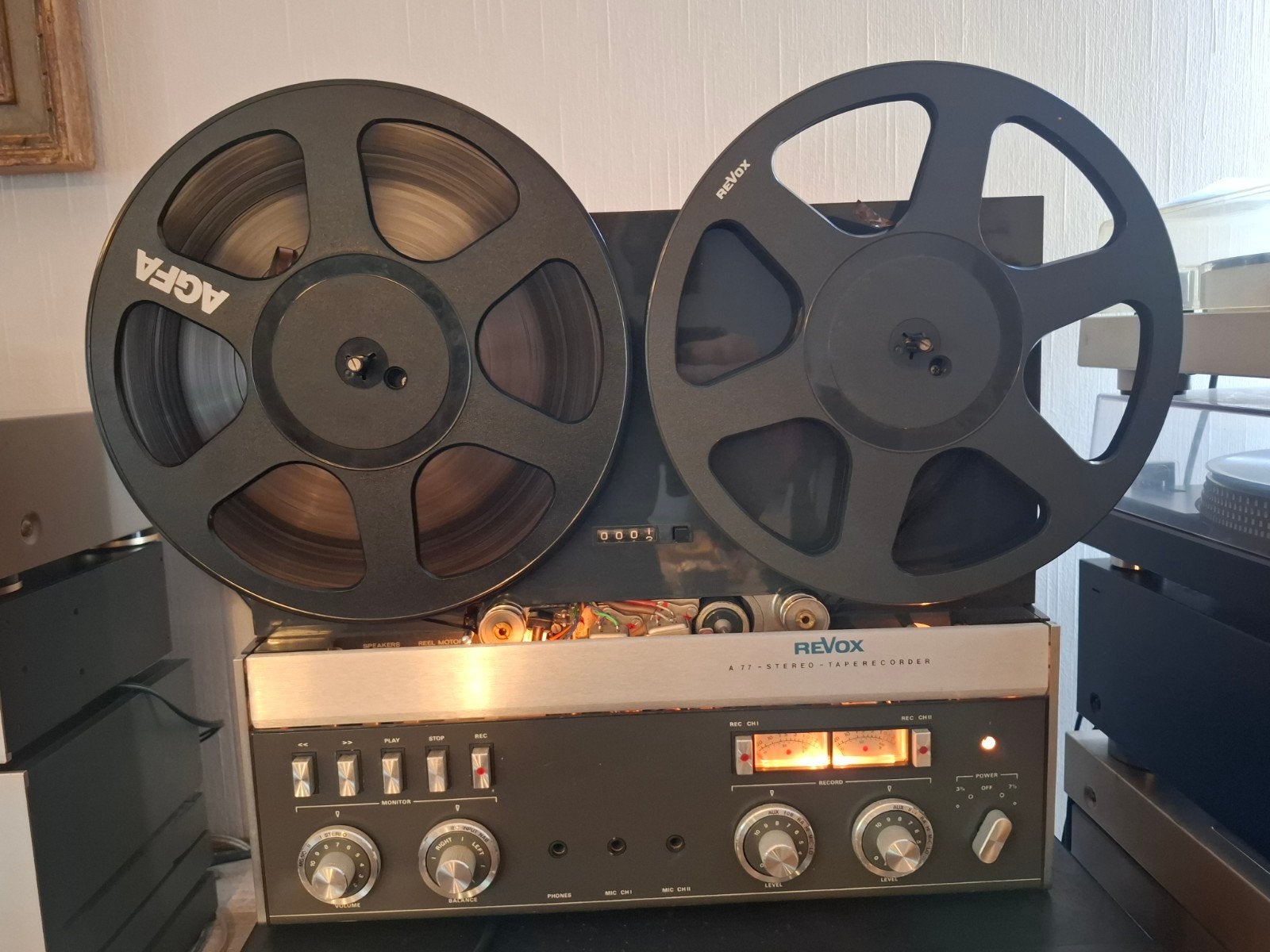 Revox 2 piste MK-4 déjà révisé, Audio, Tv en Foto, Ophalen of Verzenden, Bandrecorder