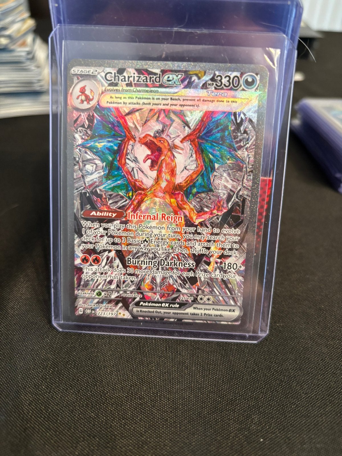 Charizard ex, Ophalen, Nieuw, Losse kaart