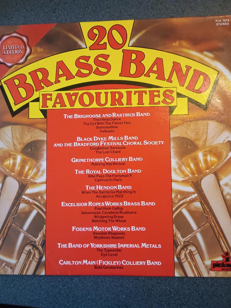 LP / Vinyl - 20 Brass Band Favourites, Ophalen of Verzenden, Gebruikt, 12 inch
