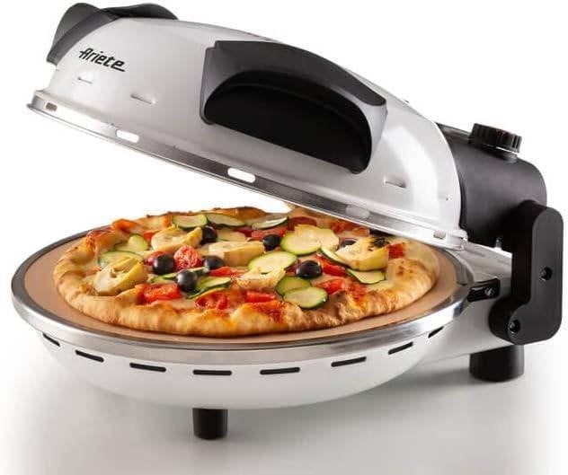 Ariete 918 Pizza oven max. 400 C, 5 kookstanden, wit, Elektronische apparatuur, Ophalen of Verzenden, Zo goed als nieuw, Vrijstaand