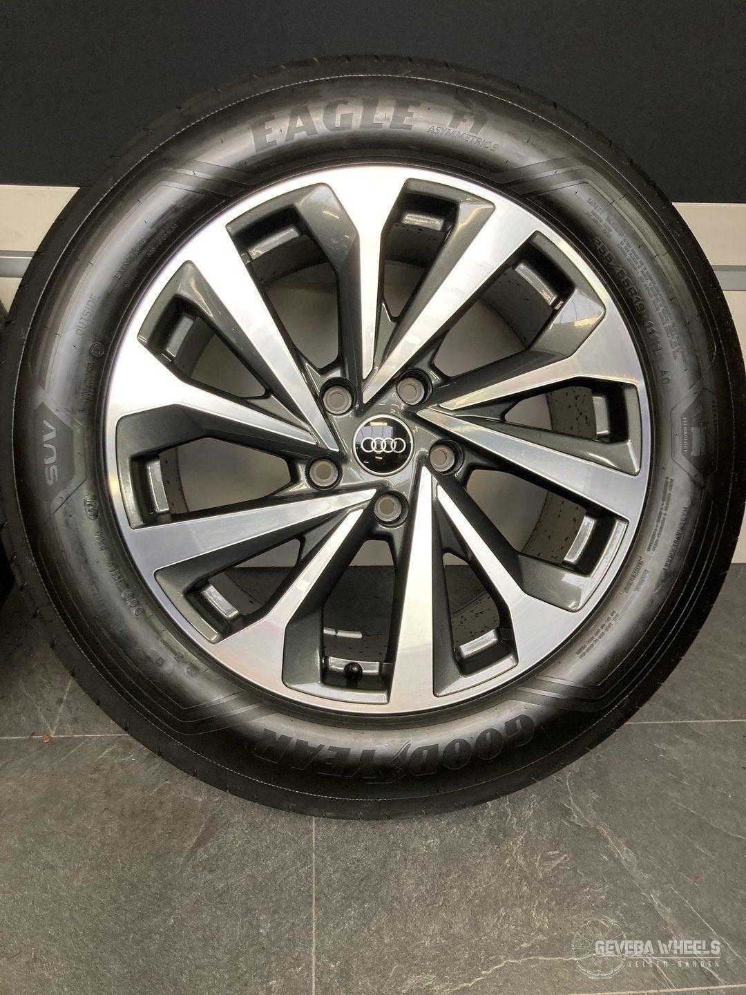 19” originele Audi Q6 E-tron GF velgen banden breedset 5x130, Auto-onderdelen, Banden en Velgen, 19 inch, Gebruikt, -, -
