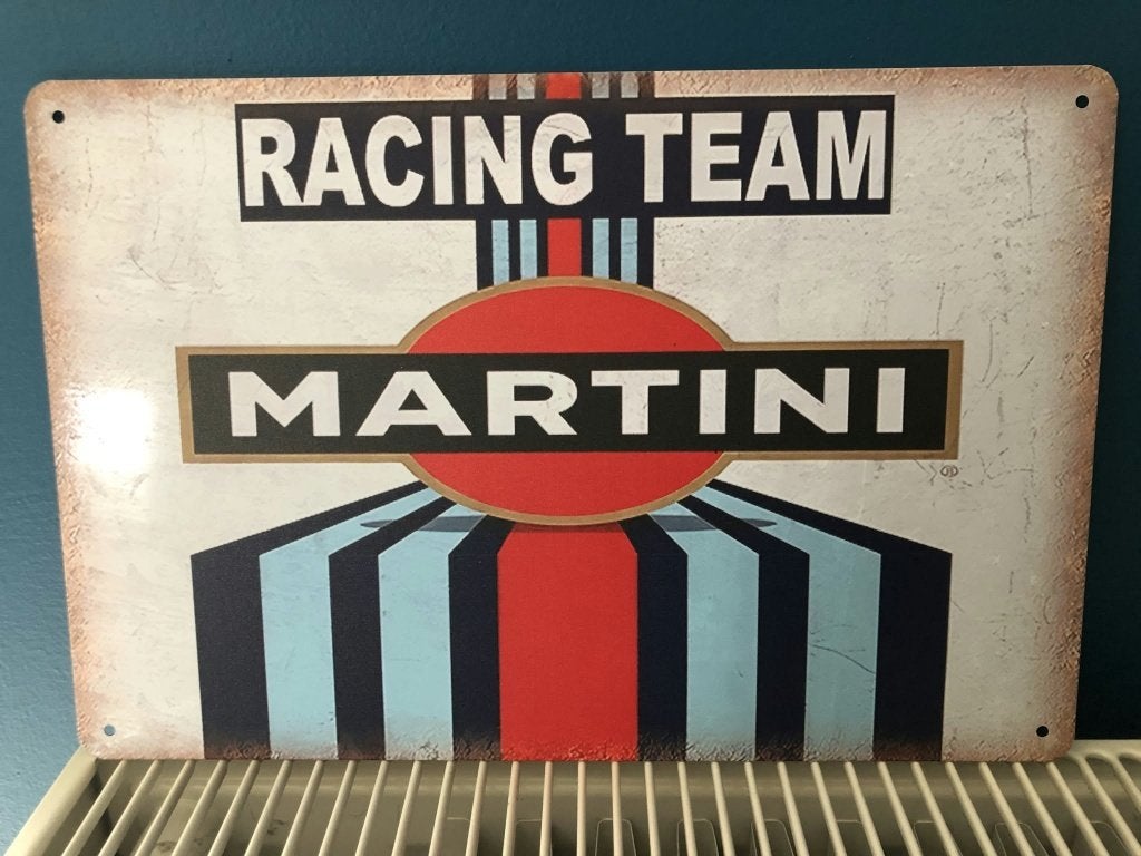 MARTINI plaatwerkplaat - Nieuw, Ophalen of Verzenden, Nieuw, Reclamebord