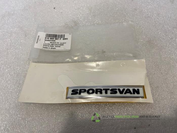 Emblème d'un Volkswagen Golf Sportsvan, Neuf, Volkswagen, -, 3 mois de garantie