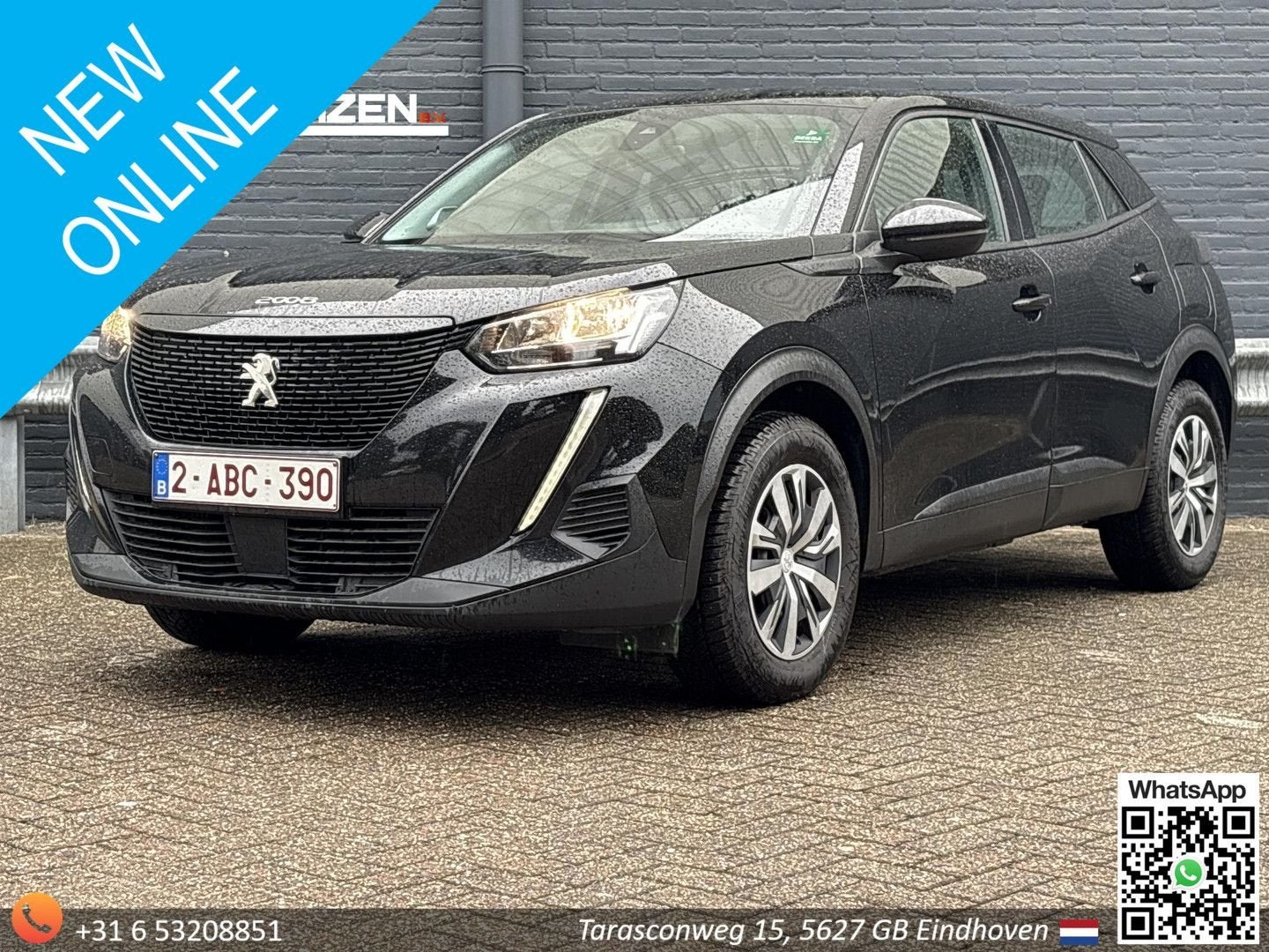 Peugeot 2008 1.5 BlueHDi Allure Pack | € 8.900,- NETTO! | Cl, Auto's, Peugeot, 118 g/km, Zwart, SUV of Terreinwagen, Te koop