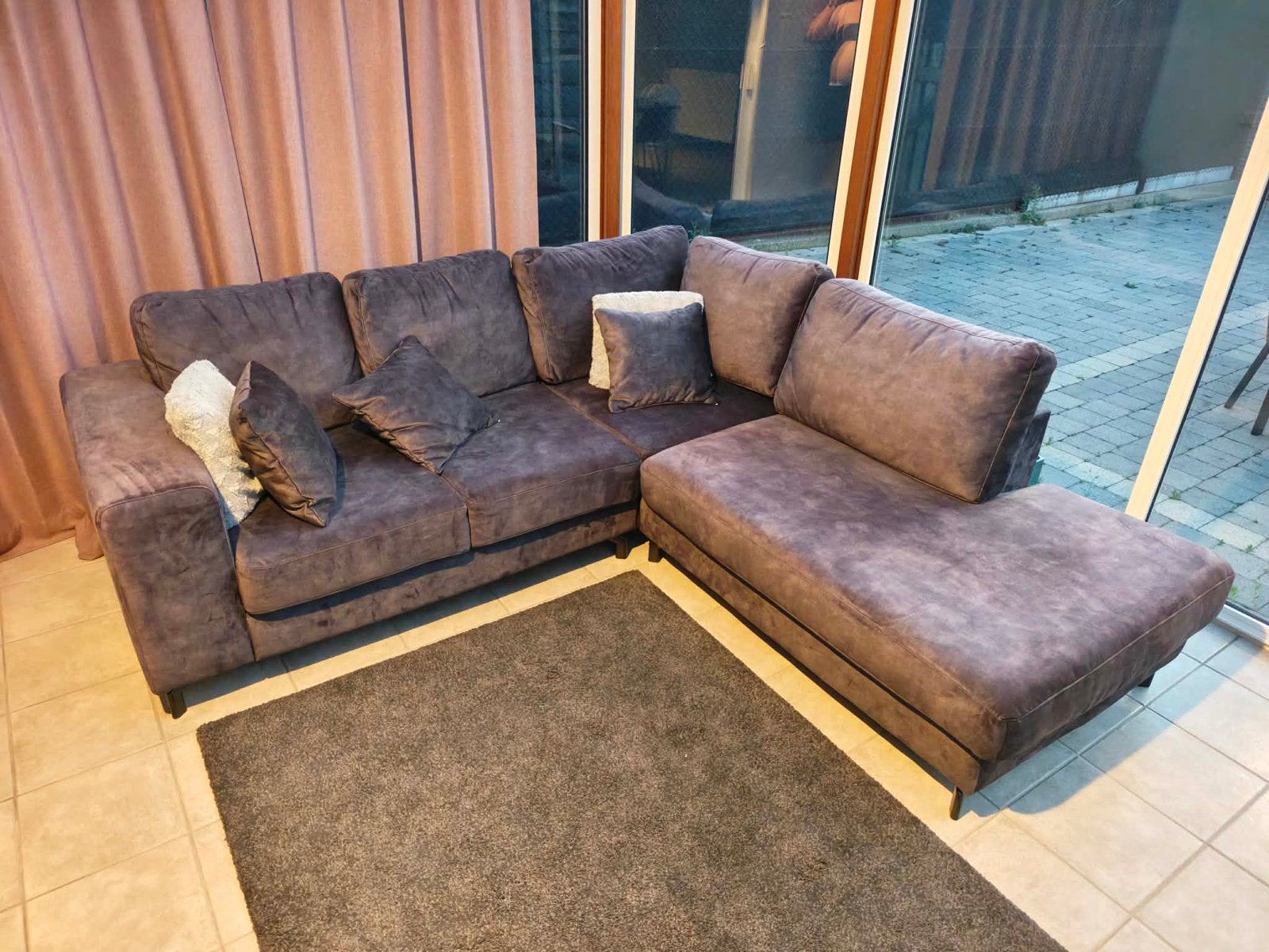 ZETEL TE KOOP, Maison & Meubles, Canapés | Salons, Enlèvement, Comme neuf, Trois personnes, Banc d'angle