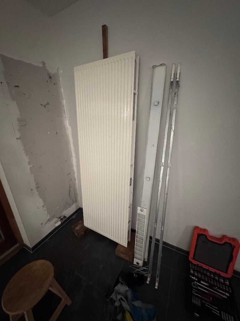 Radiatoren, Doe-het-zelf en Bouw, Verwarming en Radiatoren, Ophalen, Gebruikt, Radiator, 60 tot 150 cm