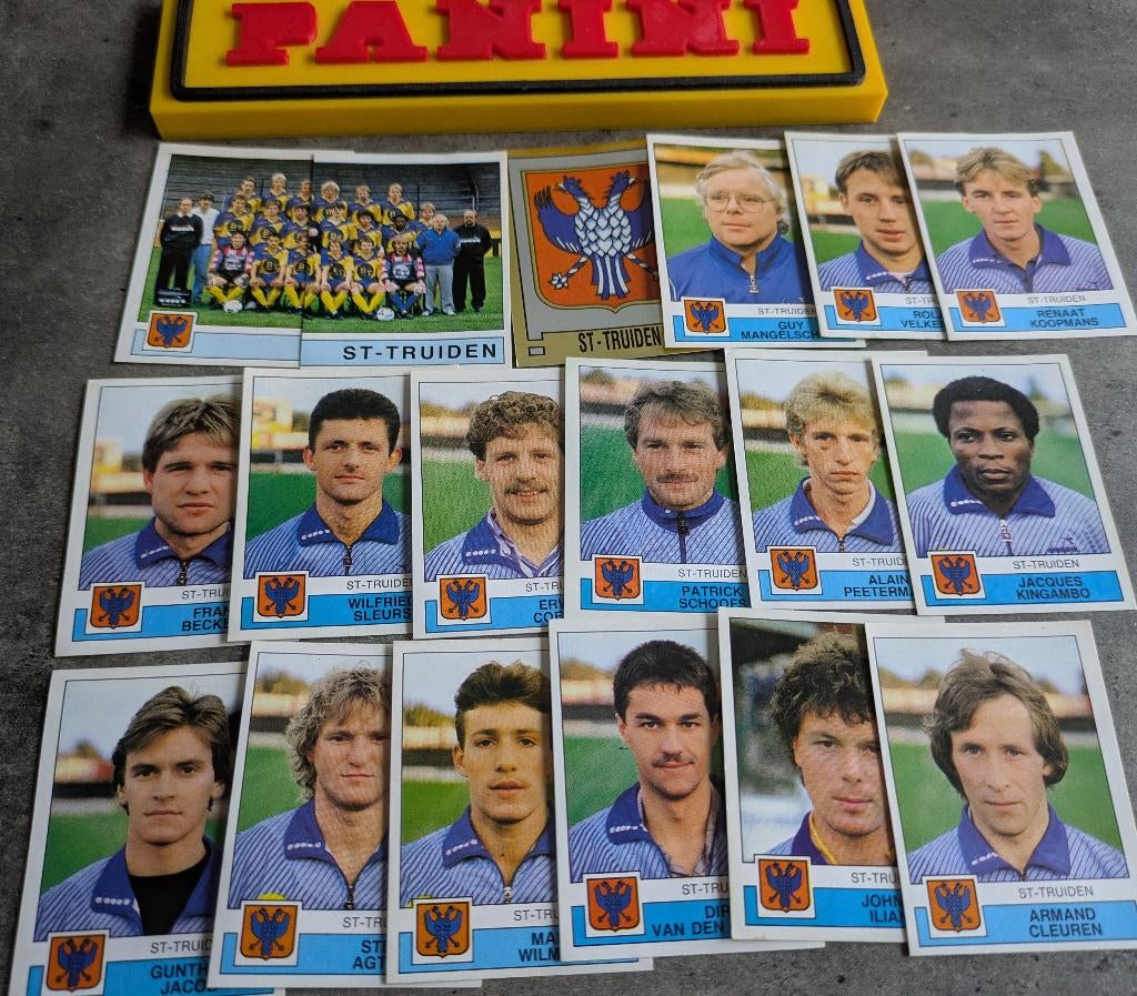 PANINI FOOTBALL 88 ST TRUIDEN 18 STICKERS 1988 VOETBAL, Ophalen of Verzenden, Nieuw
